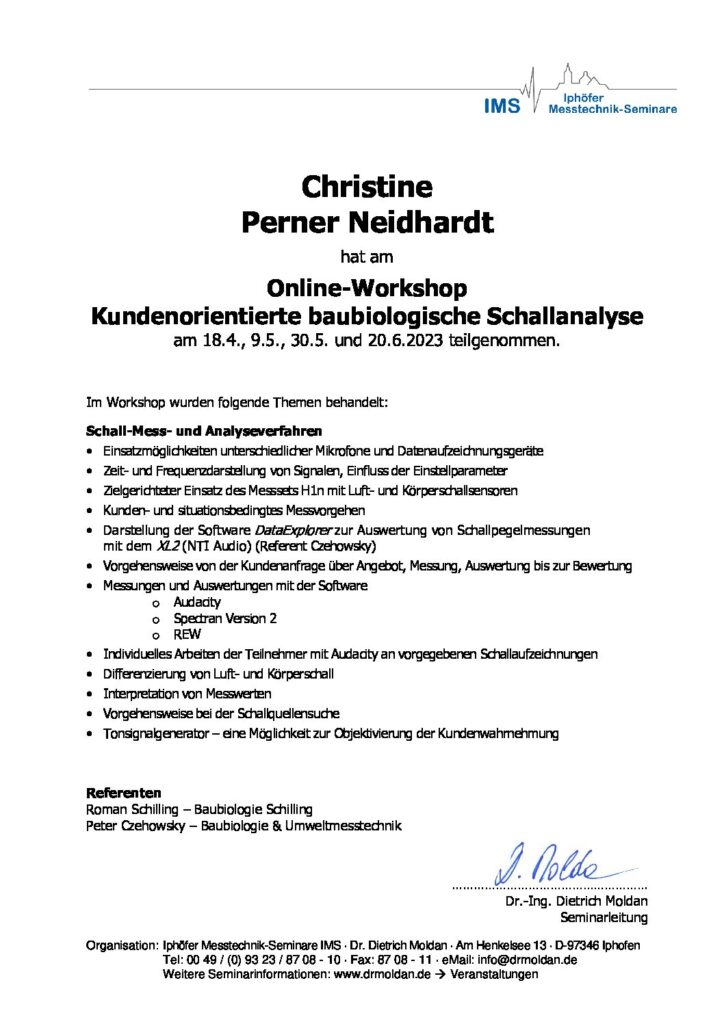 Perner Neidhardt kundenorientierte Schallanalyse pdf